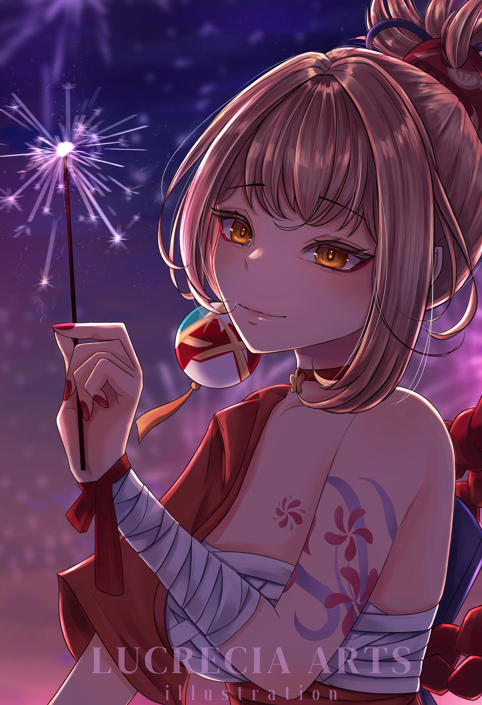 Yoimiya Genshin Impact Illustration