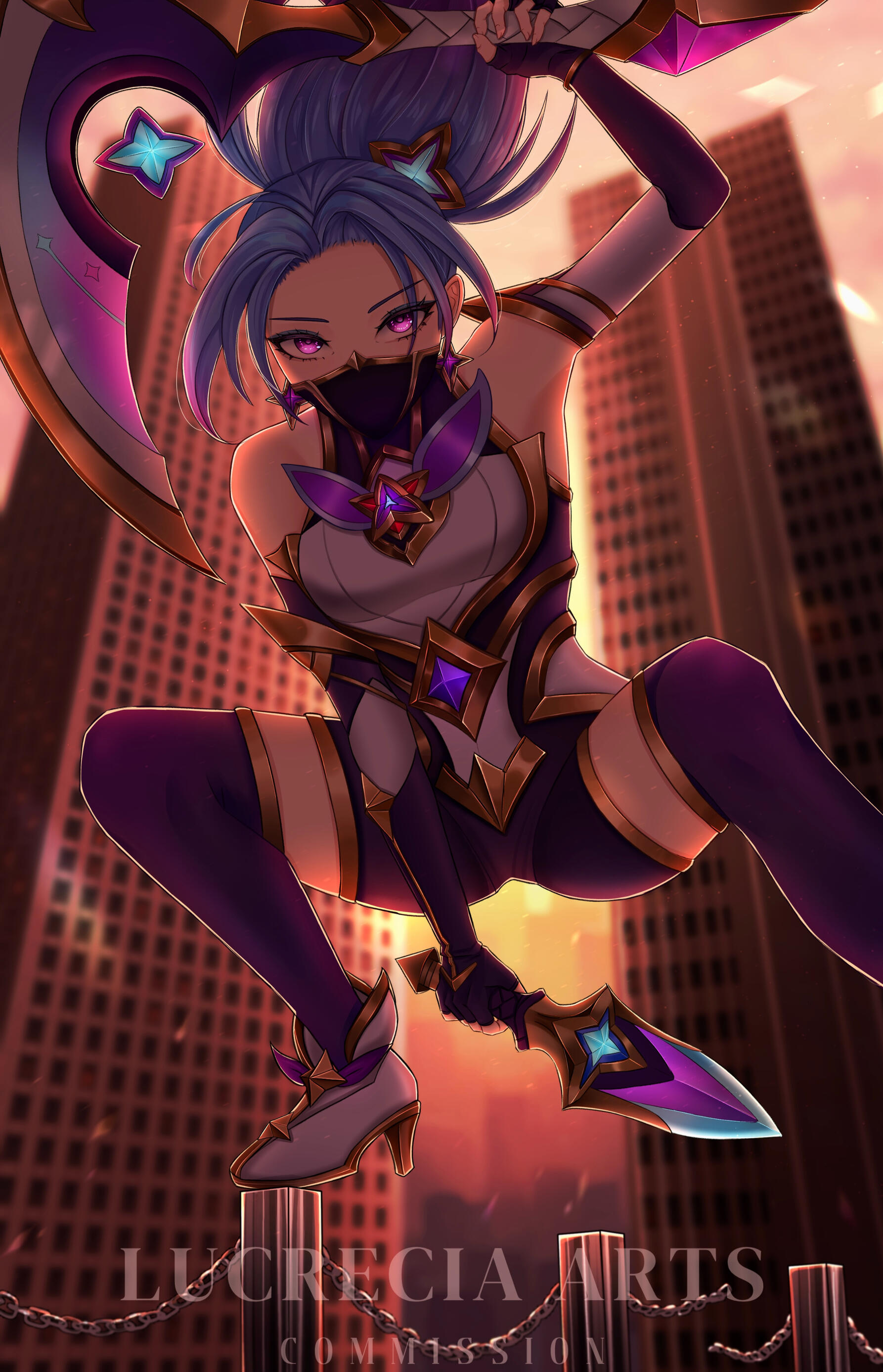 Commission - Akali from League of Legends